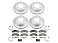 Power Stop 2020 GMC Sierra 2500 HD Front & Rear Z17 Coated Brake Kit