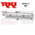 88 STEEL SIDE BOX2 LIDS WHT