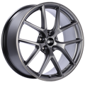 BBS CI-R 19x9.5 5x120 ET25 Platinum Silver Polished Rim Protector Wheel -82mm PFS/Clip Required