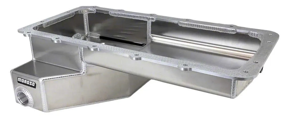 Moroso Ford Coyote External Wet Sump Single -16AN Pickup Aluminum Oil Pan