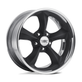 AMERICAN RACING VINTAGE VN425 20X8.5 BLANK HOT ROD BLK XXMM (98-127) - VNB425285XX
