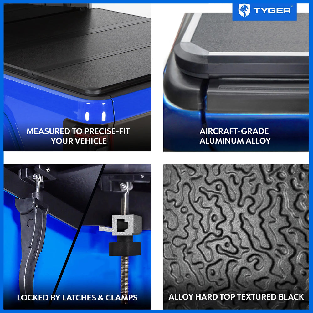 0421 TUNDRA 5.5FT BED(W/DECK RAILS/EXCL TRAIL SPECIAL EDITION)T5 ALLOY HARDTOP TONNEAU COVER