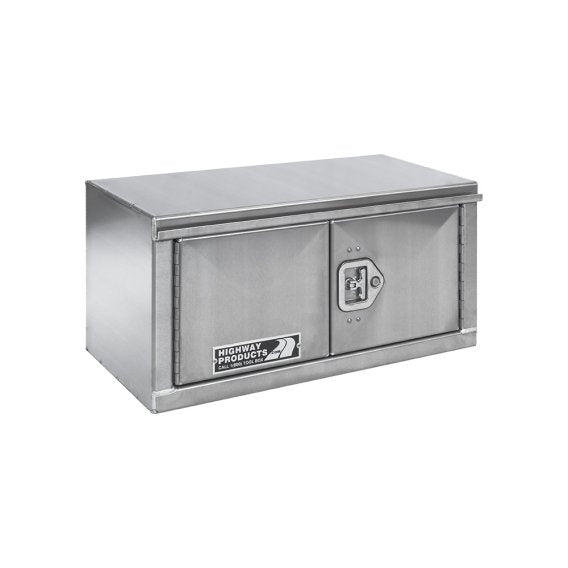36 X 18 X 18 ALUMINUM DOUBLE DOOR UNDERBODY TOOL BOX RIGHT HAND OPEN