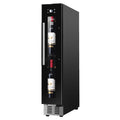 SLIM WINE REFRIGERATOR CAPACITY 9 BOTTLES BLACK COMPRESSOR COOLING