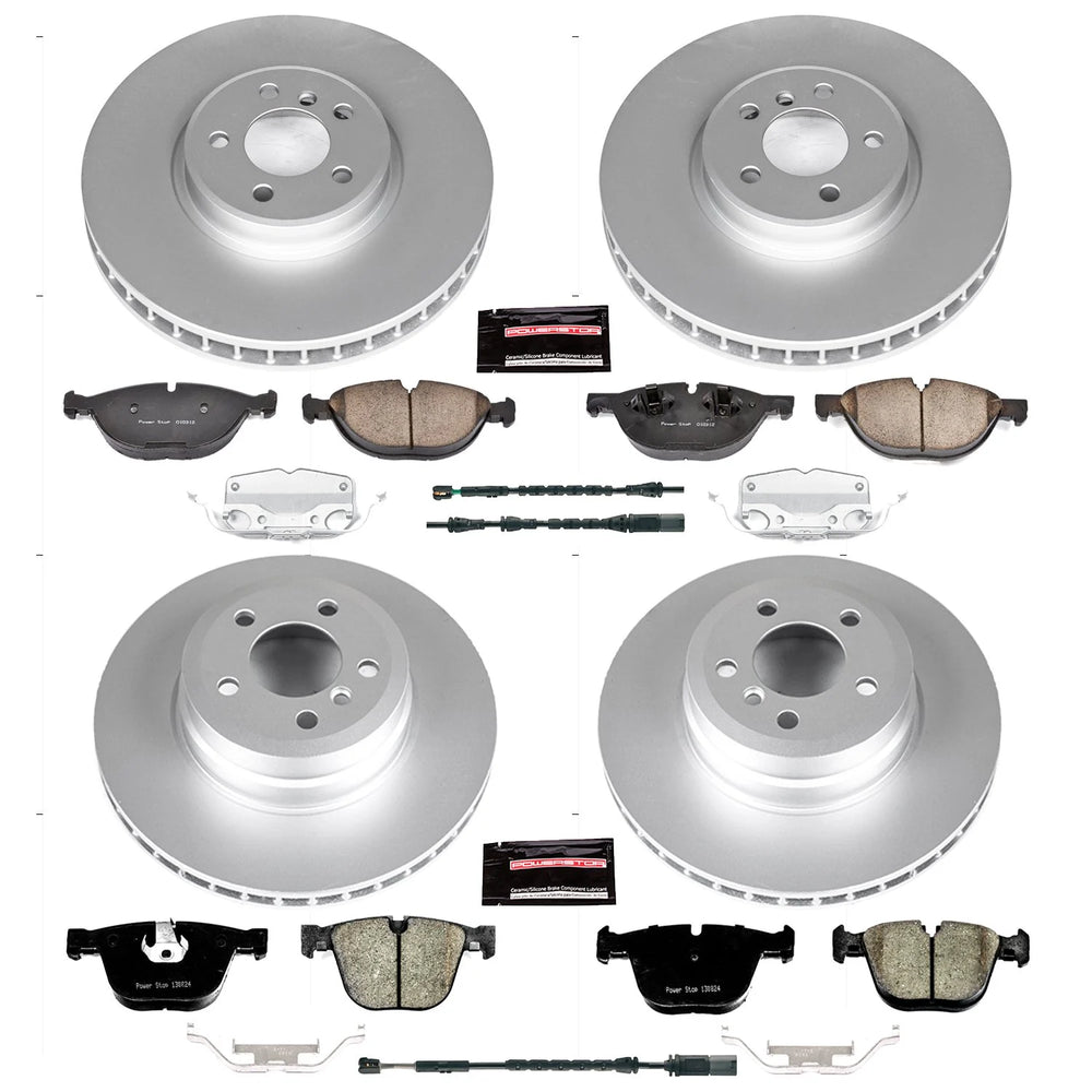 Power Stop 11-18 BMW X5 Front and Rear Z23 Coated Brake Kit
