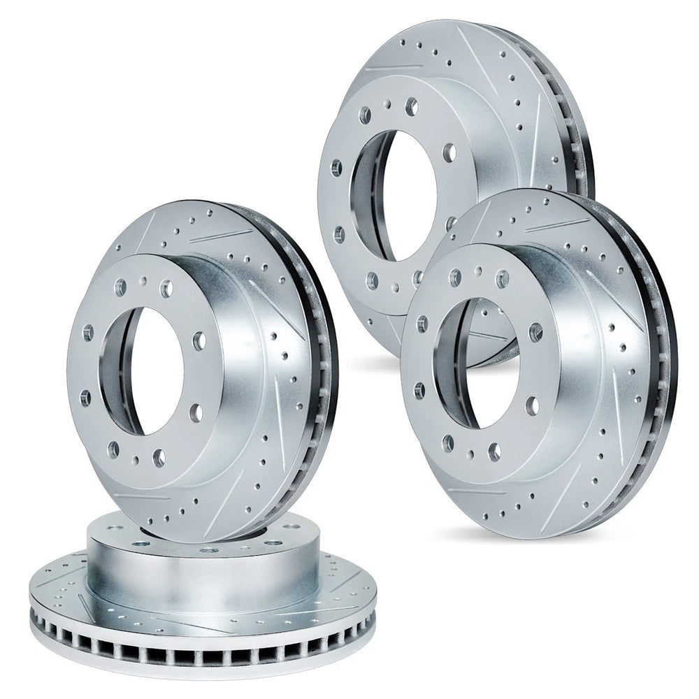 R1 Concepts Brake Rotor- D/S - Silver Fits Ford Excursion
