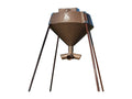 GRAVITY SYSTEM 600LB FEEDER 84IN SQUARE LEGS