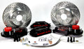 13" Track4 Brake Sys Frt Blk 65-66 Stang