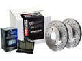 StopTech 94-04 Ford Mustang GT Base Slotted Street Brake Kit w/o Brake Lines Front and Rear
