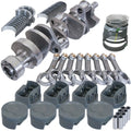 Eagle Chevy LT1350 1Pc 3.750in Crank 5.700in I-Beam Rods -16cc 4.040in Pistons Rotating Assembly