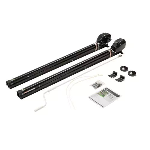 UNIVERSAL AWNING HARDWARE SOLERA HYBRID 69 INCH INFINITE AM KIT BLACK