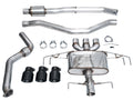 AWE Tuning 2024 Acura Integra Type S DE5 FWD Touring Edition Exhaust w/ Triple Chrome Silver Tips