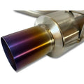 ETS Burned Tip ETS 22 SUBARU WRX SINGLE EXIT TITANIUM CATBACK