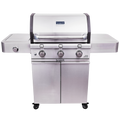 SABER STAINLESS CAST 500 DELUXE 3BURNER GAS GRILL