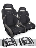 PRP Polaris RZR 570 GT3 Suspension Seats Kit (Pair) - Black & Gray