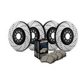 Street Axle Pack, Drilled, 4 Wheel