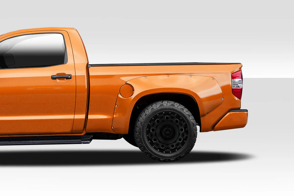2014-2021 Toyota Tundra Duraflex Circuit Fender Flares Kit - 4 Piece - Includes Circuit Front Fenders Flares (113816) Circuit Rear Fender Flares (113817)
