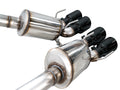 AWE Tuning axle-back exhaust installed view