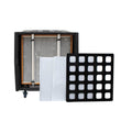 2000CFM 8.5AMPS 2 SPEED HEPA AIR FILTRATION SYSTEM BLACK