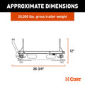 S20 5TH WHEEL SLIDER, 20,000 LBS.