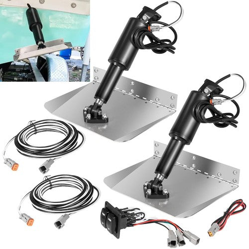 TRIM TAB KIT9"X 9"12VSTD MOUNT