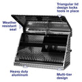30IN X 15IN TRIANGLE TOOLBOX ALUMINUM BRITE