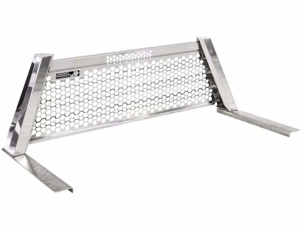 HONEY COMB HEADACHE RACK WITH TANK BRITE UPRIGHTS SMOOTH ALUMINUM CENTER SIZE 4