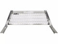 HONEY COMB HEADACHE RACK WITH TANK BRITE UPRIGHTS SMOOTH ALUMINUM CENTER SIZE 4