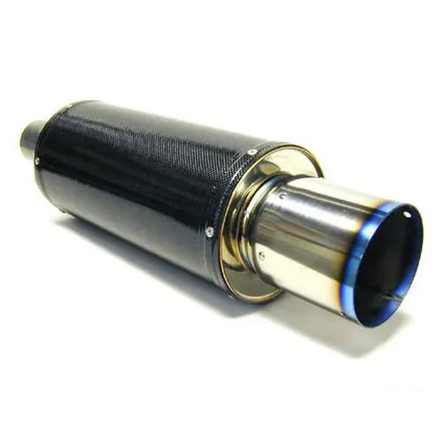 HKS Universal Carbon-Ti Cat-back Exhaust - 170mm Shell/75mm Diameter
