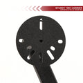 2IN RECEIVER TRAILER HITCH SPARE TIRE CARRIER TEXTURE BLACK
