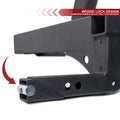 2IN RECEIVER TRAILER HITCH SPARE TIRE CARRIER TEXTURE BLACK