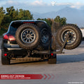 2IN RECEIVER TRAILER HITCH SPARE TIRE CARRIER TEXTURE BLACK