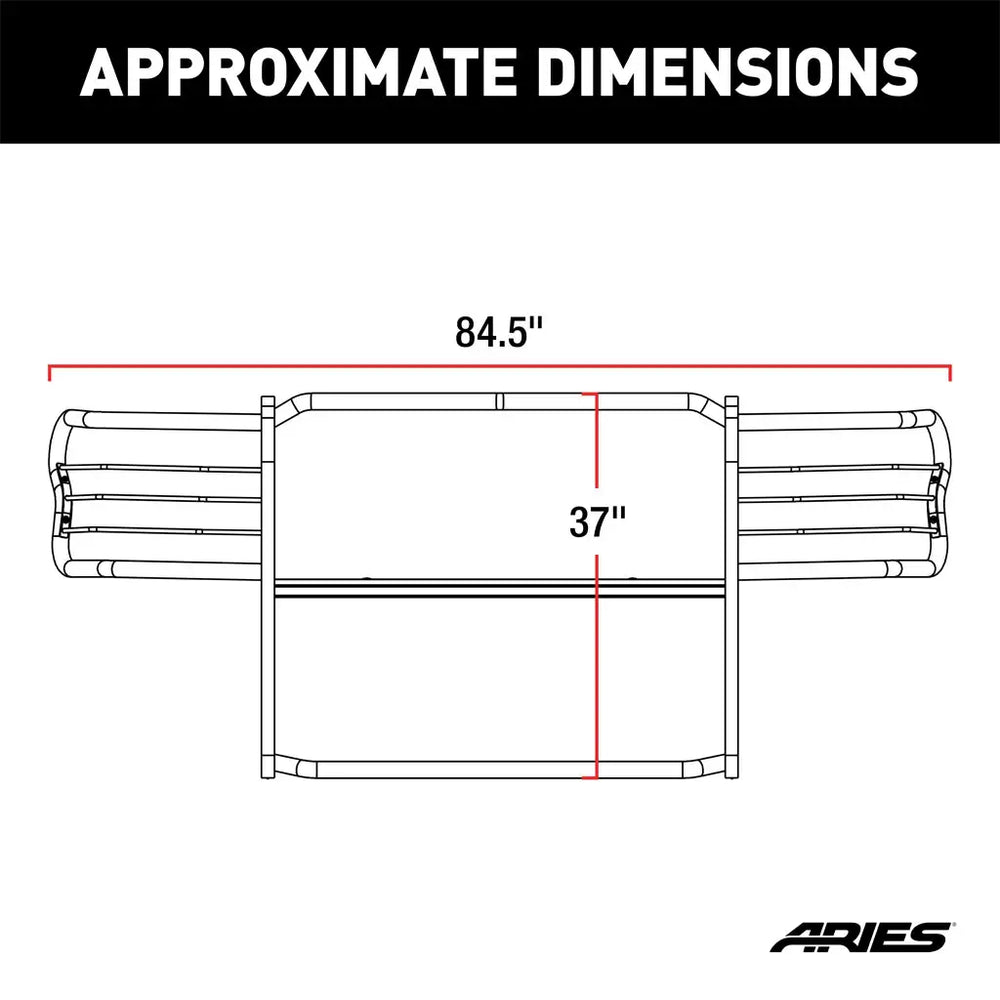 POLISHED STAINLESS GRILLE GUARD, SE