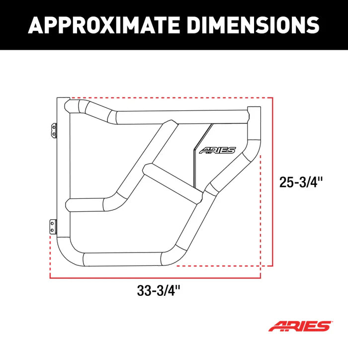 REAR TUBE DOORS FOR FORD BRONCO 4-D
