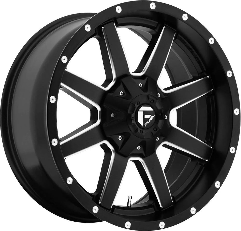 ~(61 lbs. 27X27X17)~ MAVERICK 24x14 5x139.70/5x150.00 MATTE BLACK MILLED (-75 mm)