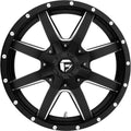 ~(61 lbs. 27X27X17)~ MAVERICK 24x14 5x139.70/5x150.00 MATTE BLACK MILLED (-75 mm)