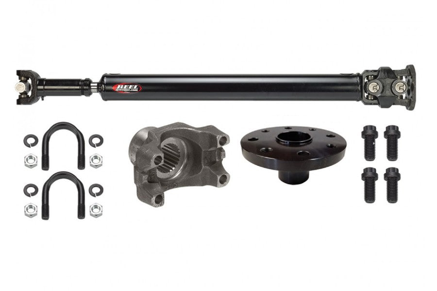 2018-2023 Jeep Wrangler JL Rubicon Hybrid Electric 2.0L Turbo 1350 Heavy Duty Front Driveshaft with Double Cardan Joint 2 or 4 Door Automatic Transmission Reel Driveline