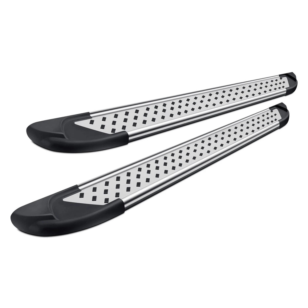 20C TELLURIDE SUV RUNNING BOARDS RALS SIDE STEPS SILVER