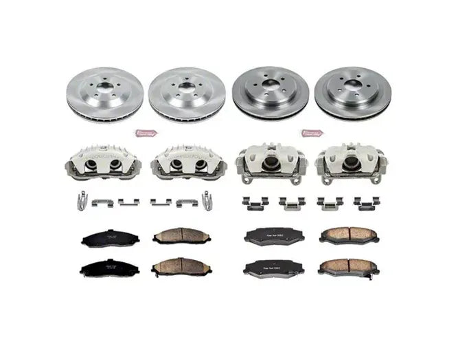 Power Stop 97-04 Chevrolet Corvette Front and Rear Autospecialty Kit w/Calipers