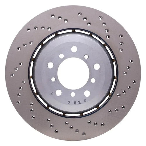 DFC 06-08 BMW Z4 Right Front Drilled Hi-Carbon Alloy Geomet Coated Rotor