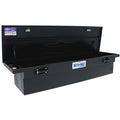 70IN SEC CROSSOVER SINGLE LID LOPRO TRUCK TOOL BOX MATTE BLACK W/ RAIL