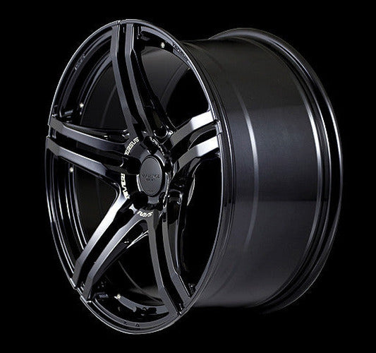 Versus VV52S 20x8.5 +28 5-114.3 Black Pearl Engraving
