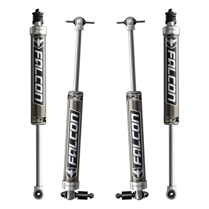 0718 WRANGLER JK 4DR: FALCON SP2 2.1 MONOTUBE SHOCK KIT (33.5IN LIFT)