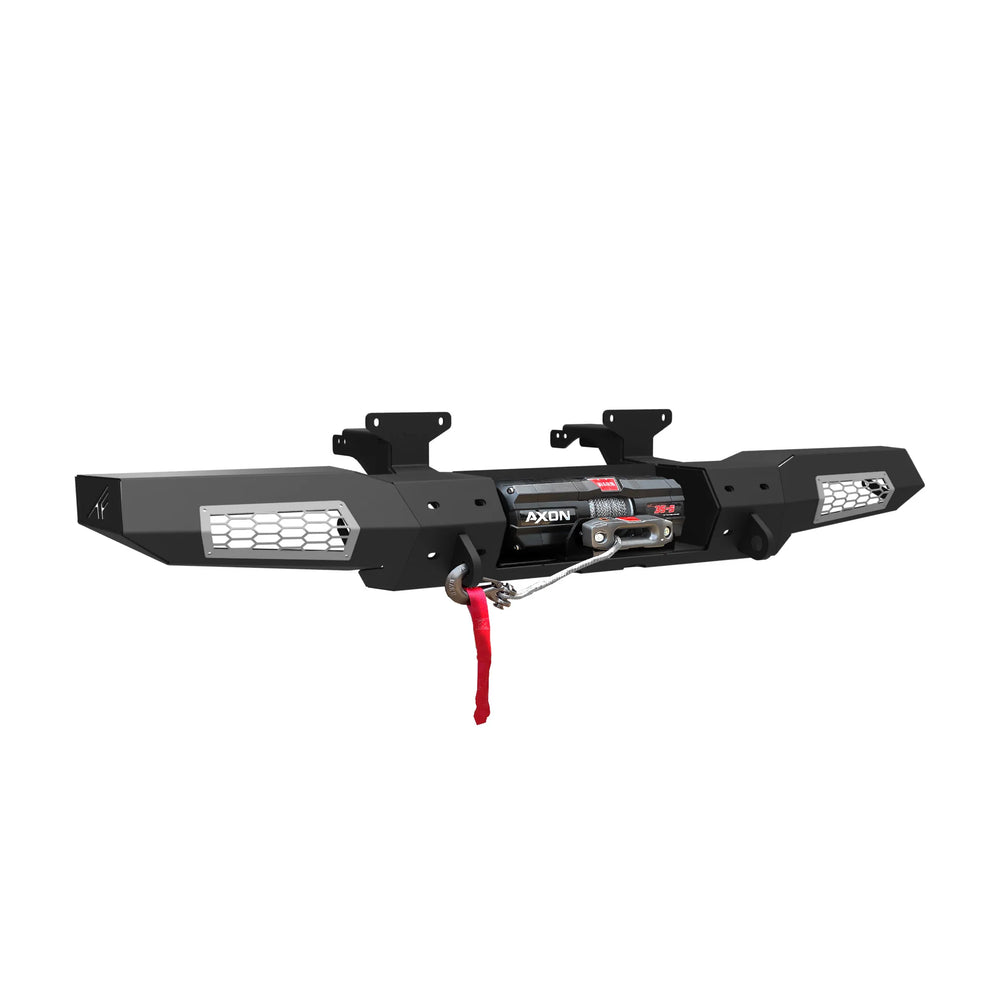 POLARIS RANGER REAR WINCH BUMPER ELITE EDITION NO LIGHTS BLACK WITH JEWEL GRAY A