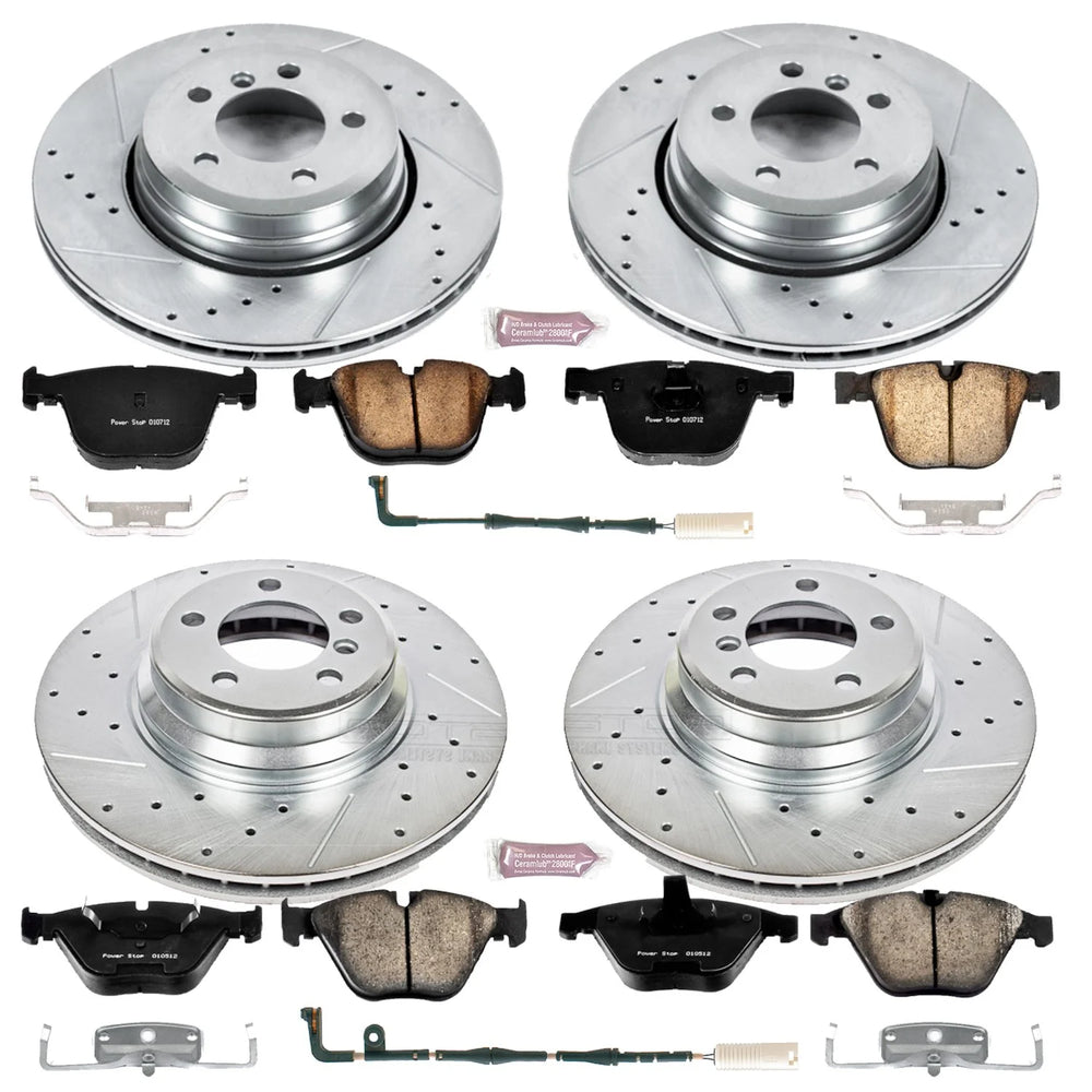 Power Stop 06-08 BMW 750i Front & Rear Z23 Evolution Sport Brake Kit
