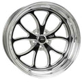 Weld S76 15x4 / 5x4.75 BP / 1.5in. BS Black Wheel (Medium Pad) - Non-Beadlock