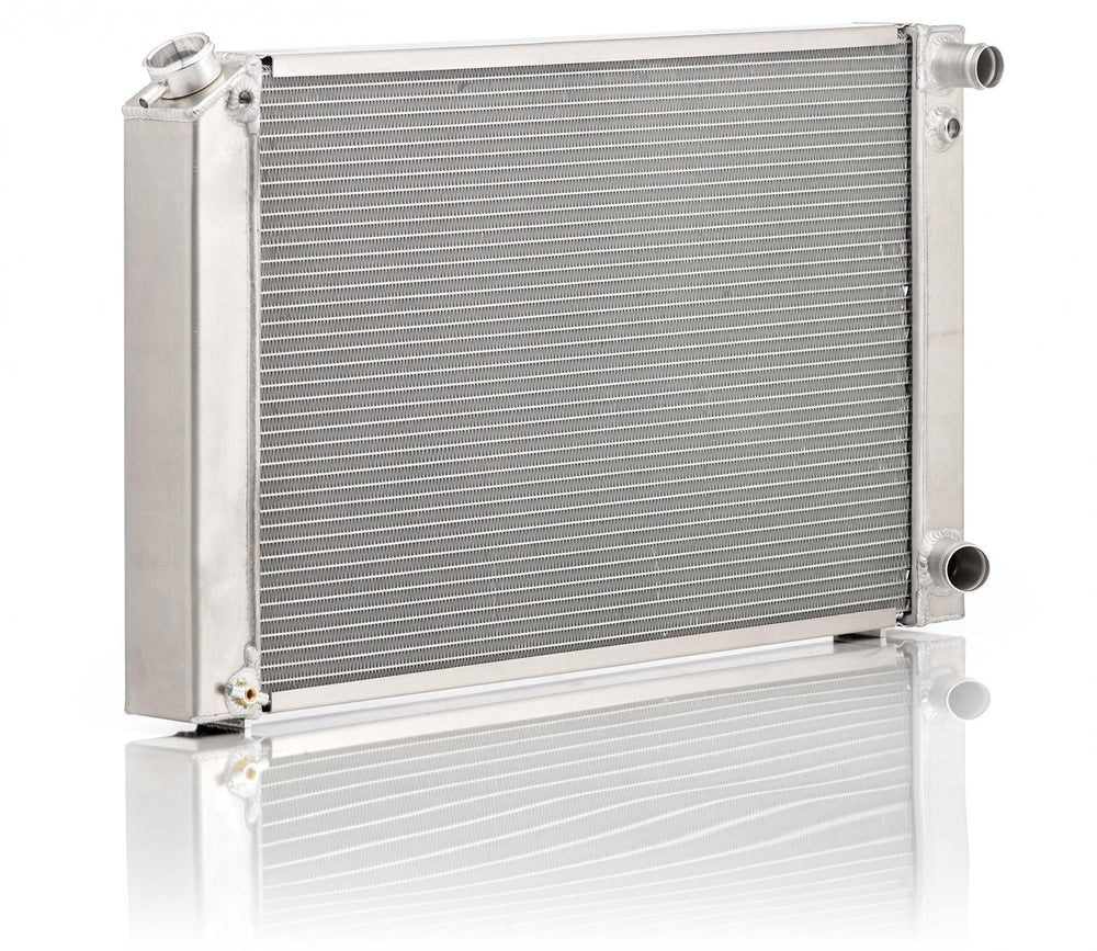 DIRECTFIT NATURAL FINISH RADIATOR FOR GM LS SWAP W/STD TRANS