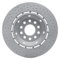 DFC 03-04 Audi RS6 Left Rear Drilled Hi-Carbon Alloy Geomet Coated Rotor