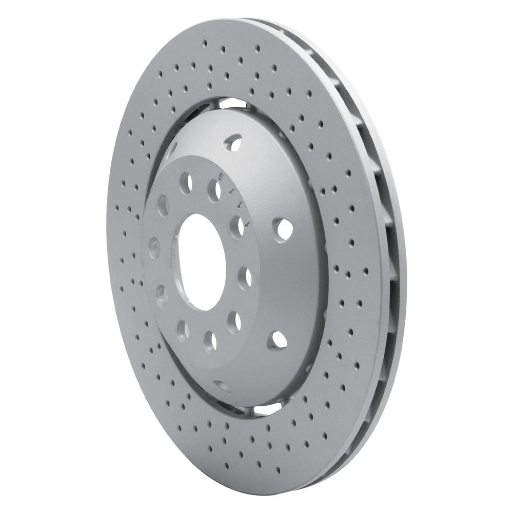 DFC 03-04 Audi RS6 Left Rear Drilled Hi-Carbon Alloy Geomet Coated Rotor