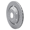 DFC 03-04 Audi RS6 Left Rear Drilled Hi-Carbon Alloy Geomet Coated Rotor